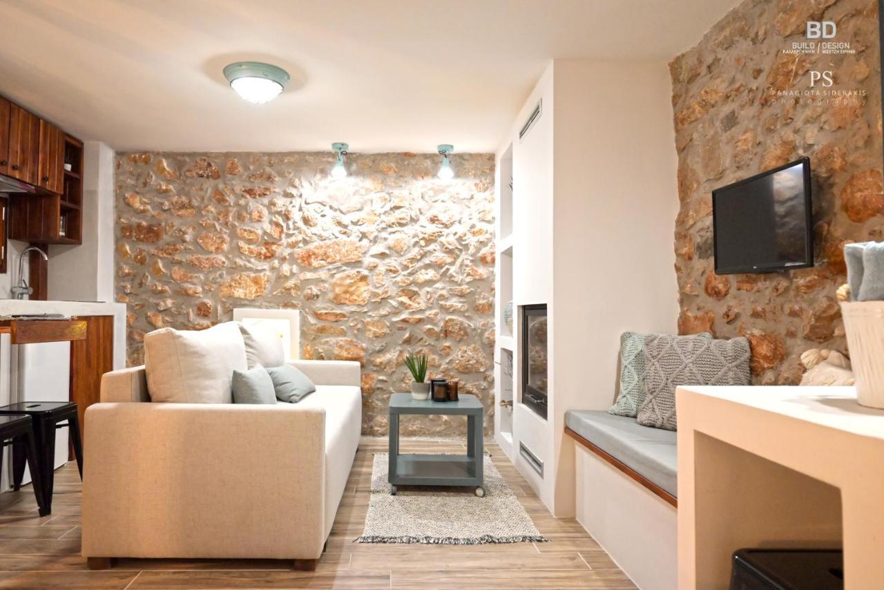 Pyrgos Houses And Restaurant Avgonima ภายนอก รูปภาพ
