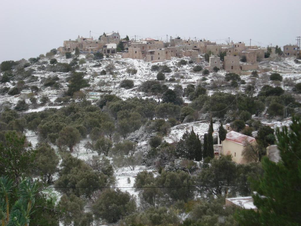 Pyrgos Houses And Restaurant Avgonima ภายนอก รูปภาพ